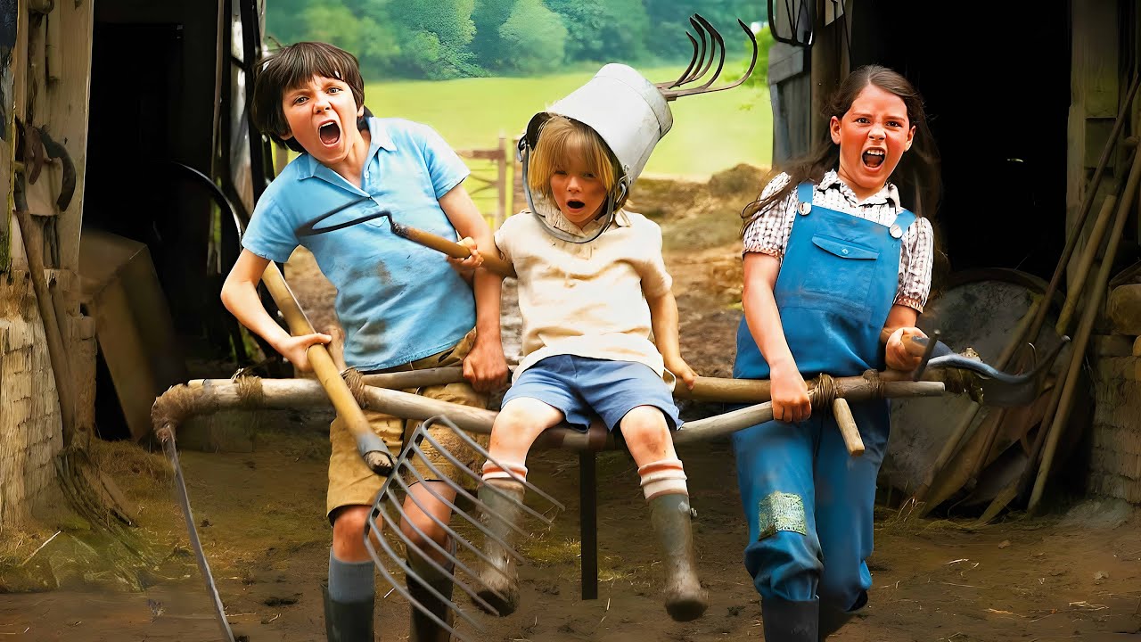 Une mère confie ses trois enfants malicieux à une nounou magique 😱 Réussira-t-elle à les gérer ?✨