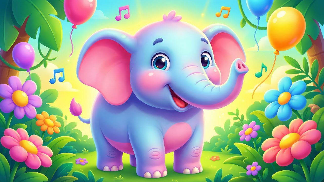 Ek Mota Hathi Ghumne Chala, एक मोटा हाथी, Nursery Poems and Cartoon Songs for Kids