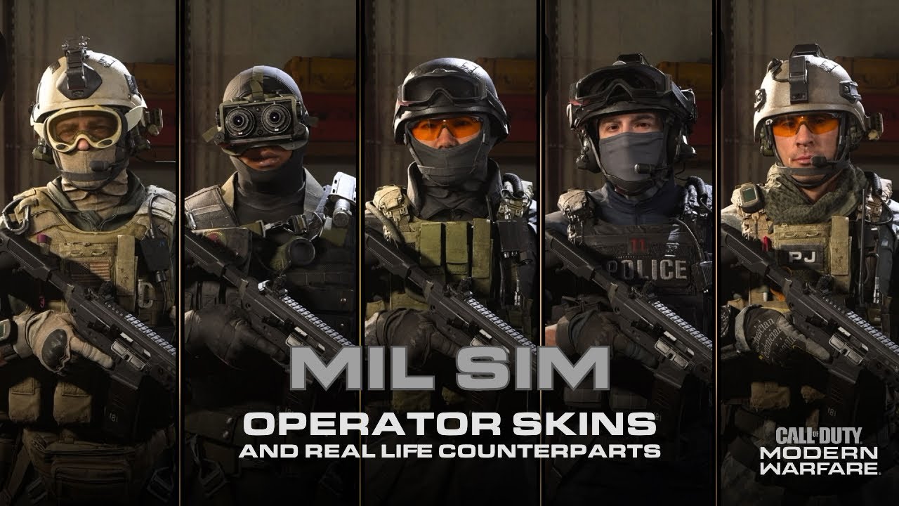Modern Warfare Mil-Sim Operators and Real Life Counterparts | Part One