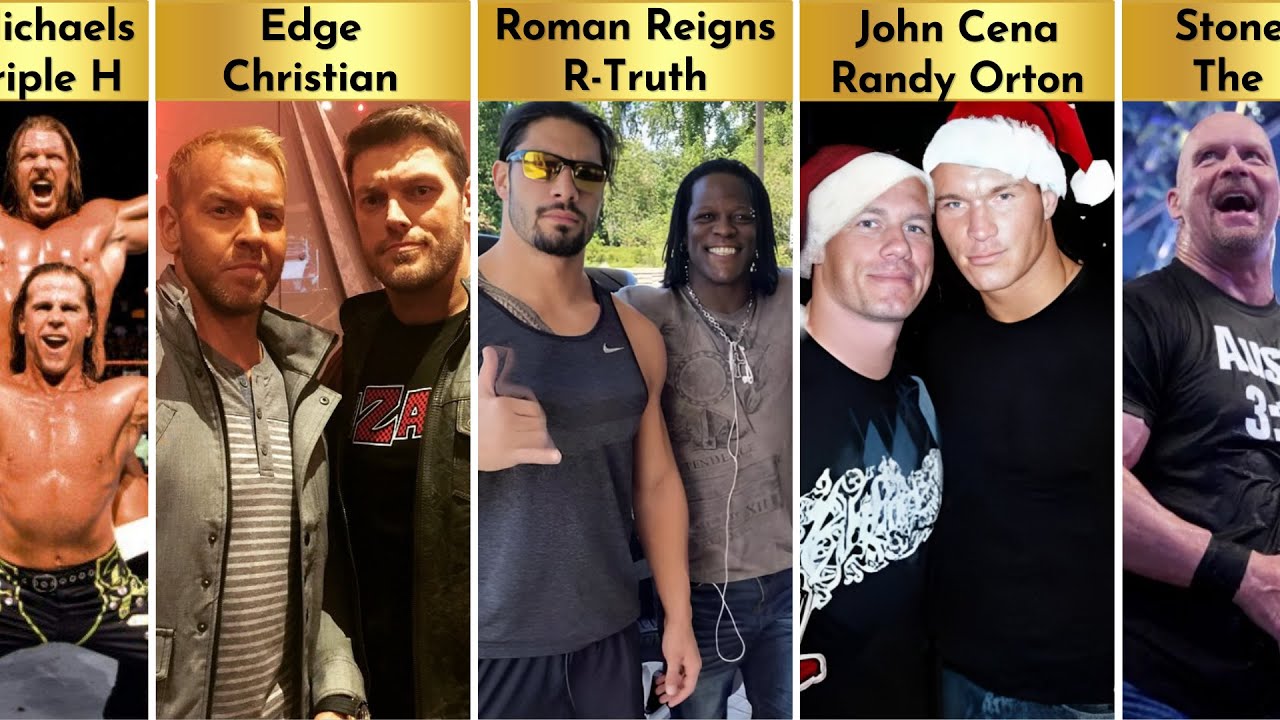 WWE Wrestlers Who Are Best Friends in Real Life | WWE Best Friends | Real Life Best Friends in WWE