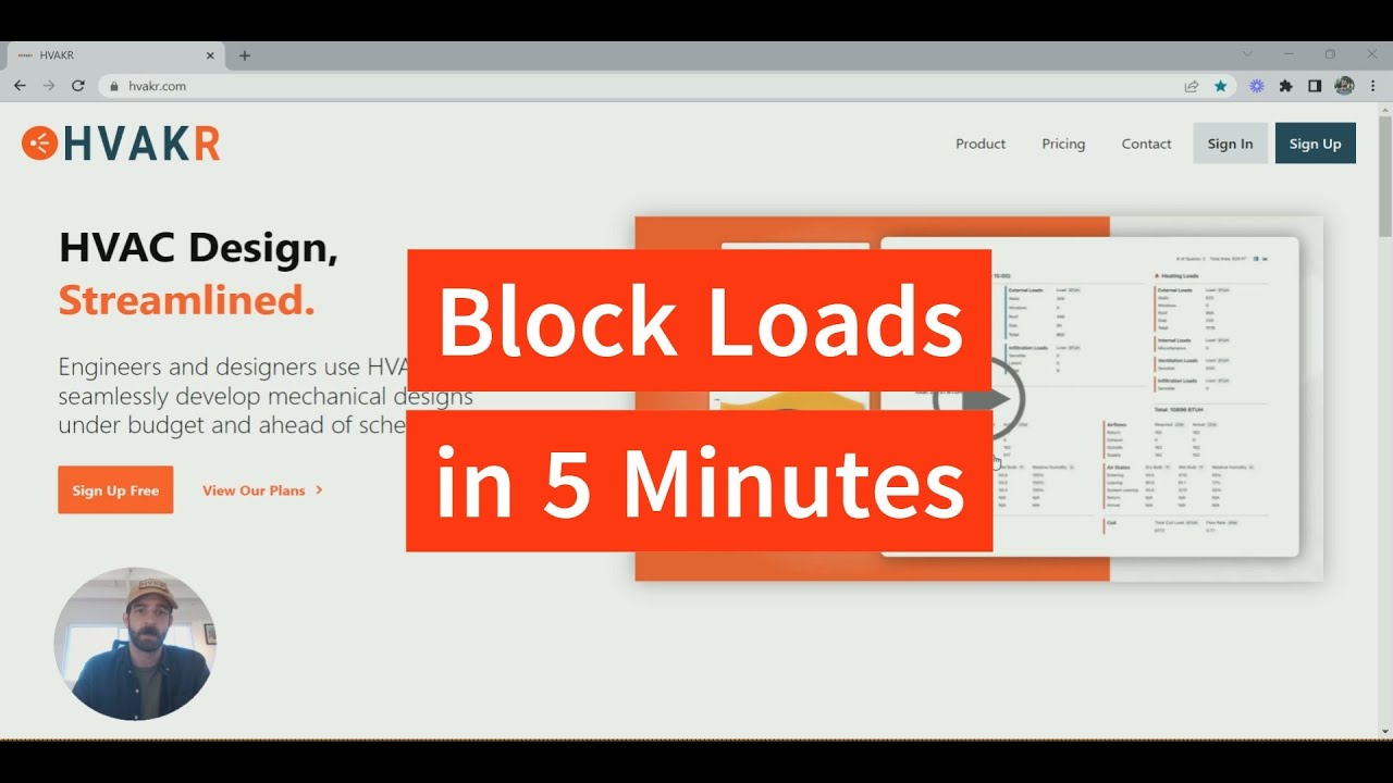 HVAC Block Loads in 5 Minutes
