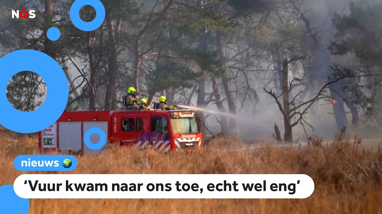 Natuurbrand bij Ede nog niet geblust, veel natuur verwoest