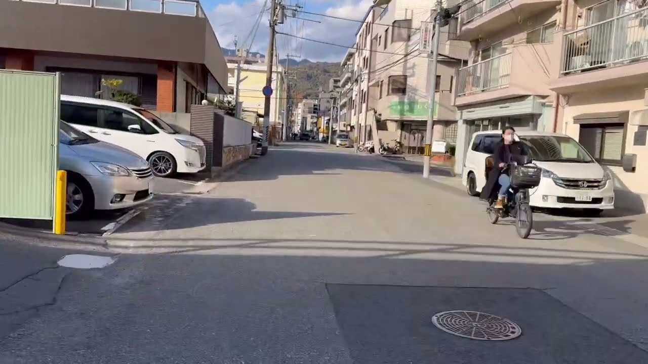 Cycling to higashinada ward kobe