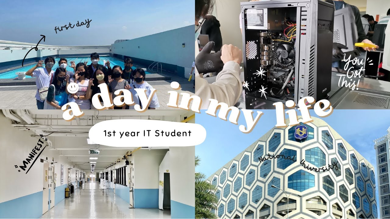 A Day In My Life as an IT Student | National University MOA | 1st Year College | Philippines