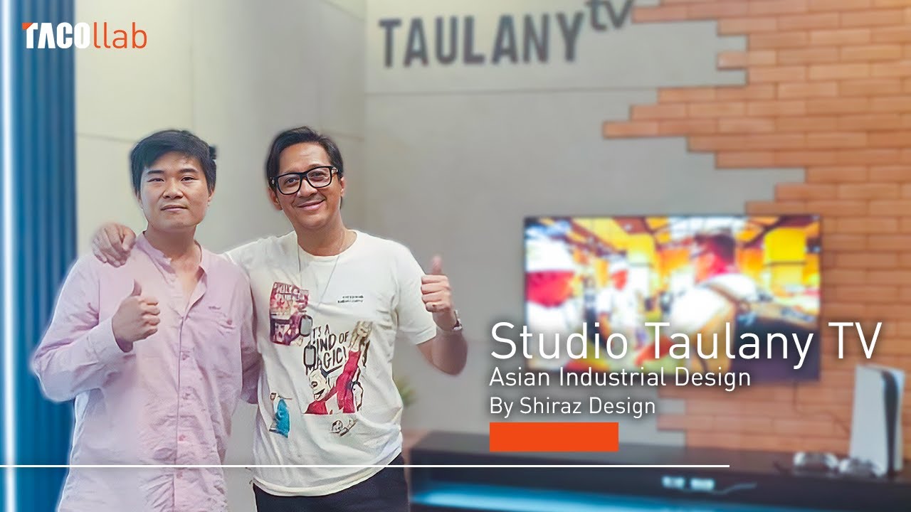 KEREN!!! STUDIO TAULANY TV DIDESAIN MENGGUNAKAN ASIAN INDUSTRIAL BY SHIRAZ DESIGN!