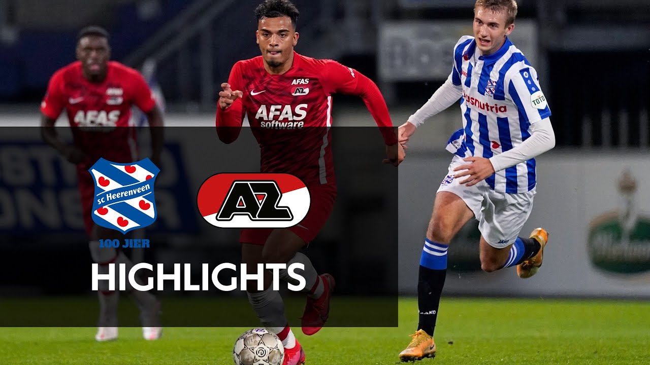 Highlights sc Heerenveen - AZ | Eredivisie