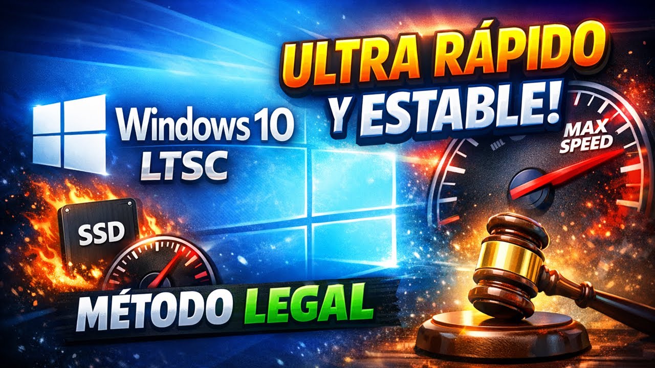 🔥 Windows 10 LTSC | Ultra Rápido y Estable | Método LEGAL sin Versiones Modificadas