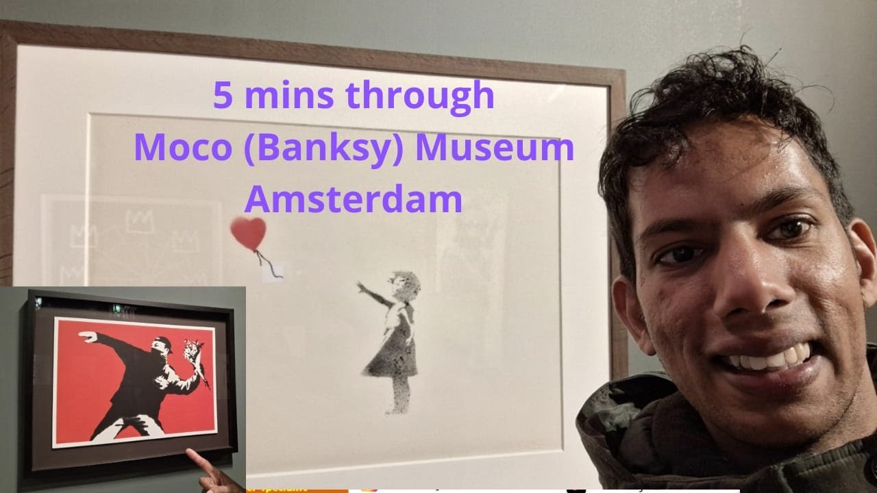 5 Minutes through the Moco ( Banksy) Art museum in Amsterdam #mocomuseum #banksy #art #amsterdam