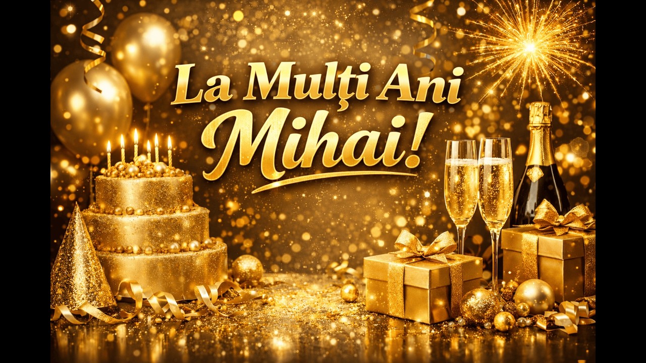 La Mulți Ani, Mihai! ❤️ Cea mai frumoasă melodie pentru ziua ta (2026)
