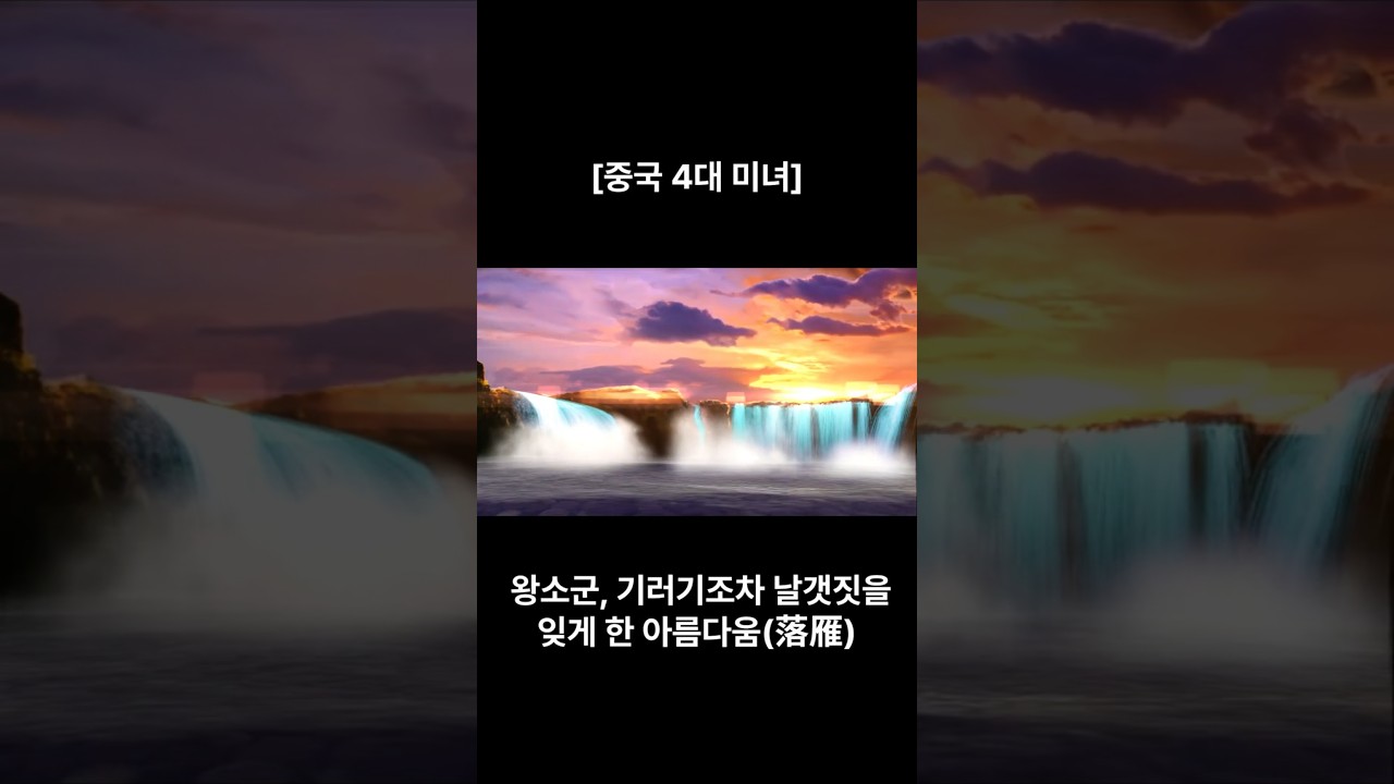 [East] [중국 4대 미녀] 왕소군, 기러기조차 날갯짓을 잊게 한 아름다움(落雁) #중국고사 #왕소군 #4대미녀