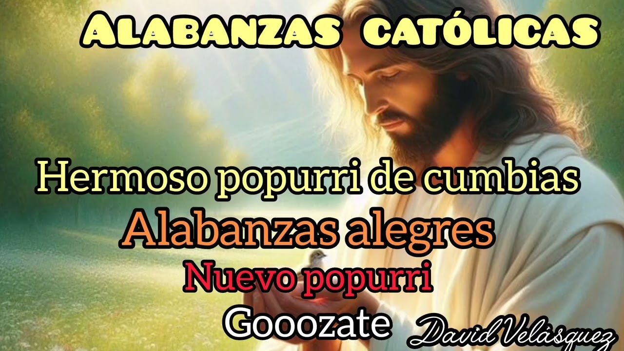 Hermoso popurri de cumbias mix de cumbias católicas alegres para gozar 💛💜💜💛