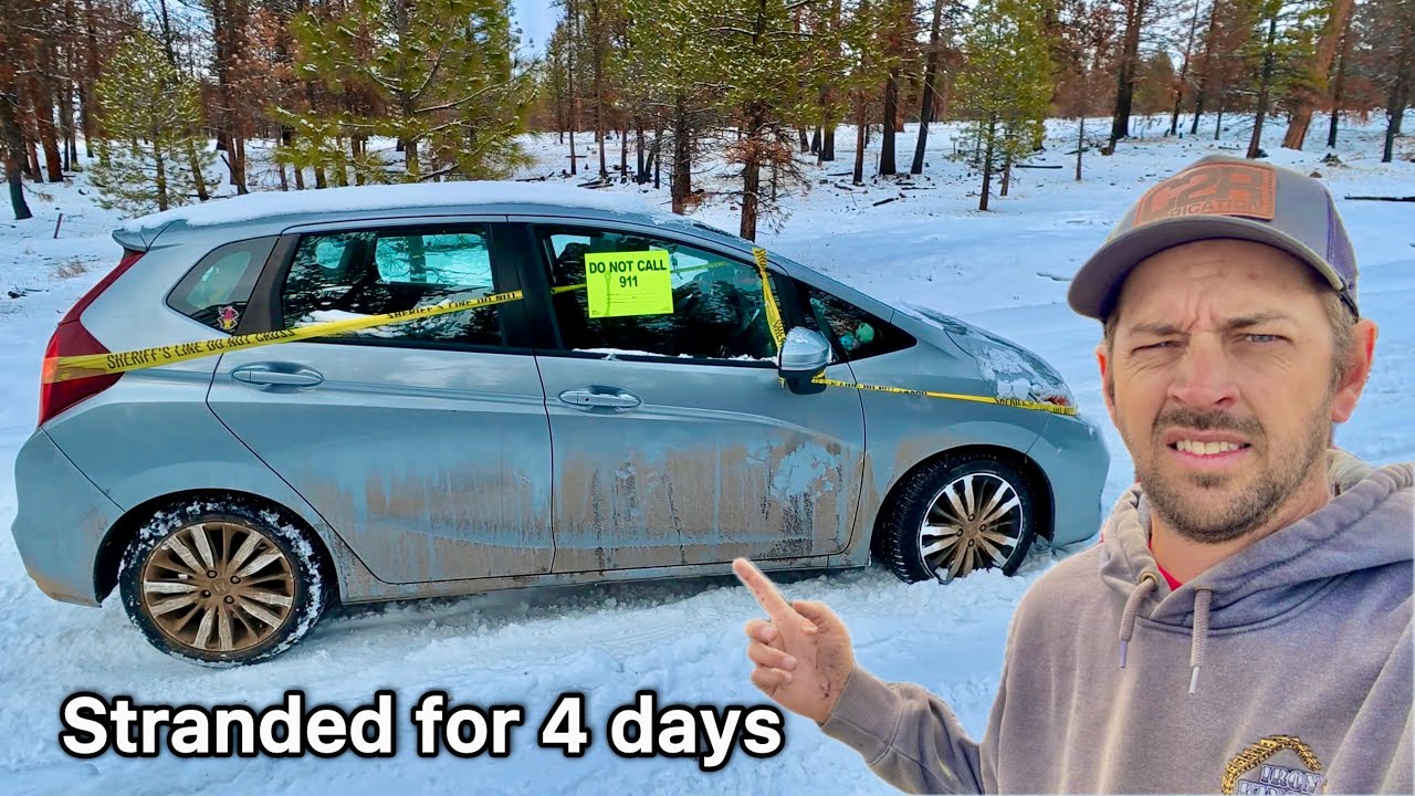 Stuck In The Snow And Stranded.  Search And Rescue Called…