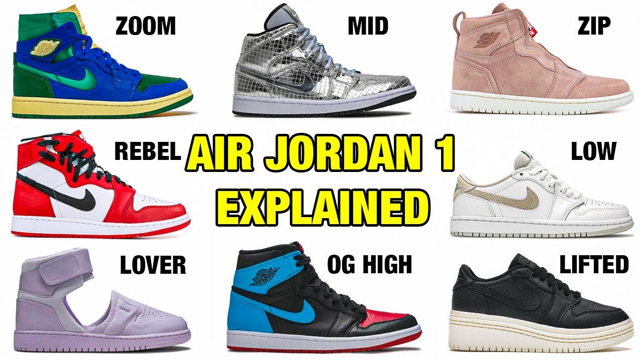 Explaining Types Of Air Jordan 1s For Women Sneaker Collection (Beginners Guide)