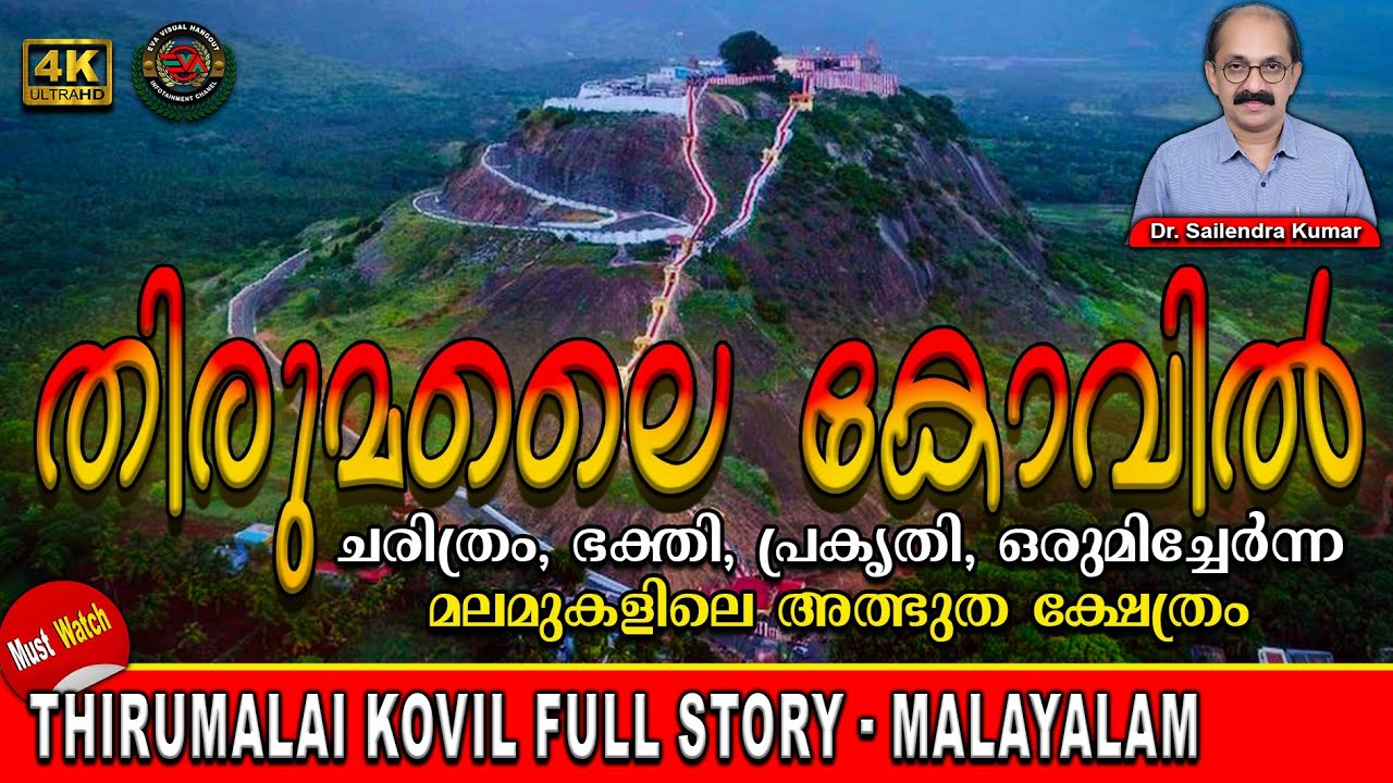 THIRUMALAI KOVIL | ചരിത്രം, ഭക്തി, പ്രകൃതി ഒരുമിച്ചേർന്ന മലമുകളിലെ അത്ഭുതം |തിരുമലൈ കോവിൽ | TENKASI