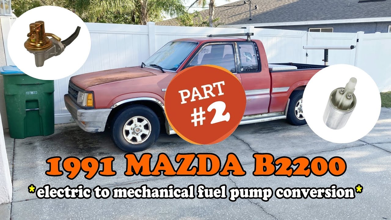 Electric to Mechanical Fuel Pump Conversion on a 1991 Mazda B2200 - Florida Fish Hunter