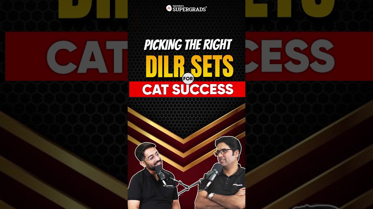 How to select a Perfect DILR Set 🤔| Tips to Score 99%ile in DILR 🚀| CAT Preparation Strategy #shorts