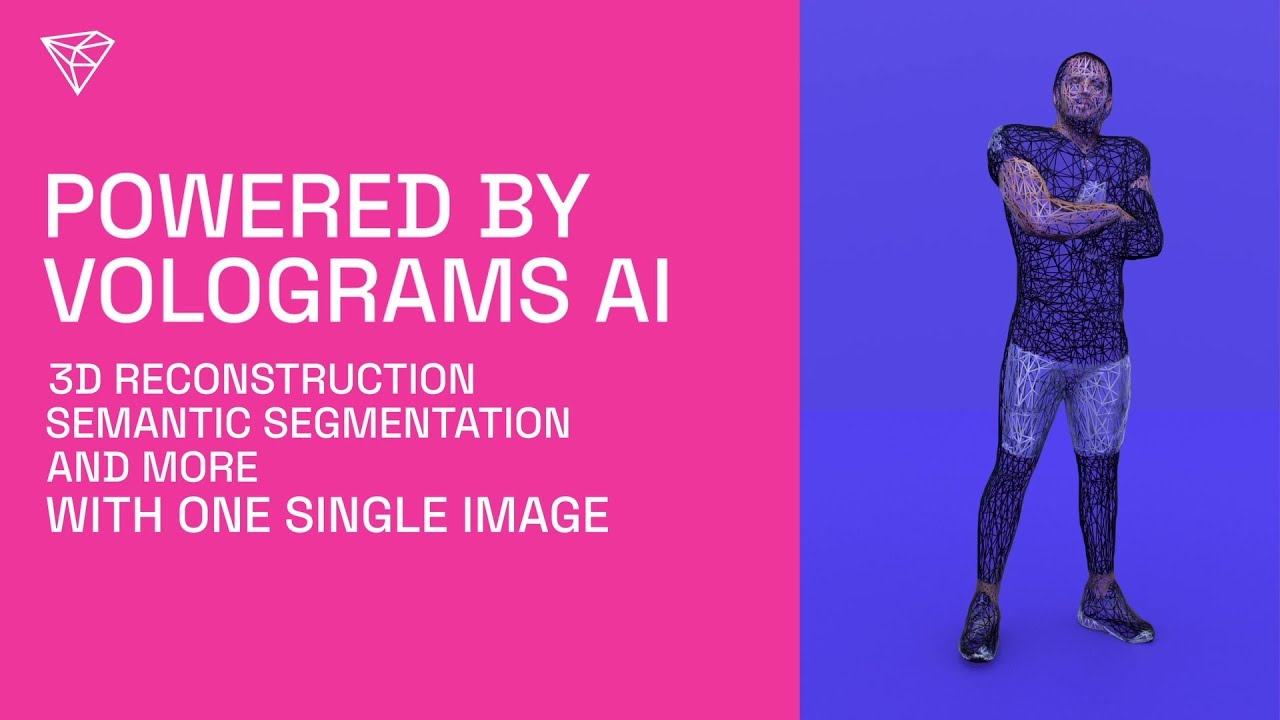 Creating a 3D model using one image using Volograms AI