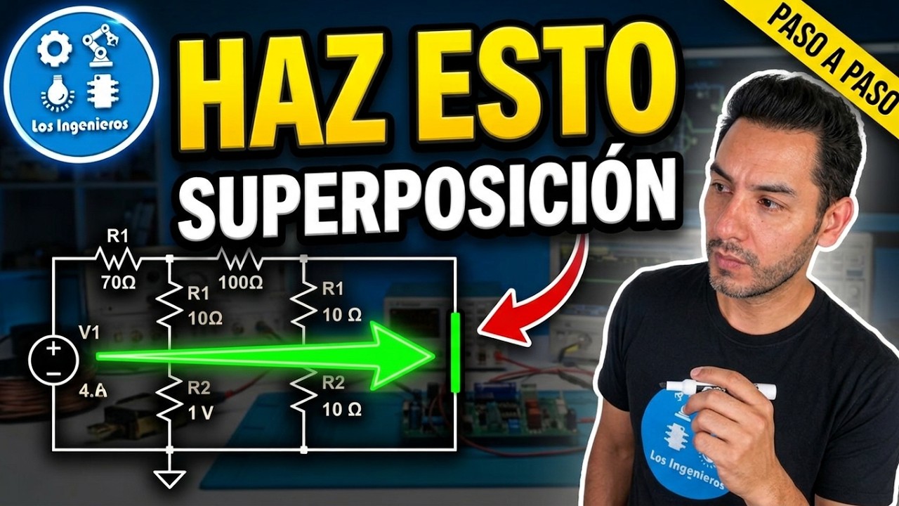 ✅Teorema de SUPERPOSICI&Oacute;N en CIRCUITOS | Apr&eacute;ndelo F&Aacute;CIL | An&aacute;lisis de CIRCUITOS EL&Eacute;CTRICOS