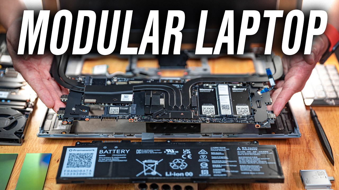 Framework 16 Teardown: Fully Modular Laptop With Upgradeable GPU!