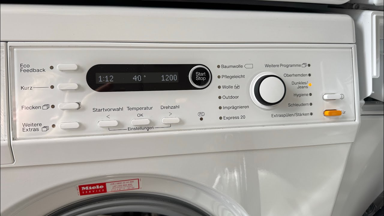 Miele Softtronic W5885 | Dunkles/Jeans 40°
