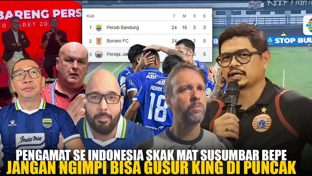 Susumbar Mau Kudeta Persib!! Bepe di Hajar Fakta Sama Para Pengamat : Jangan Ngimpi Gusur King