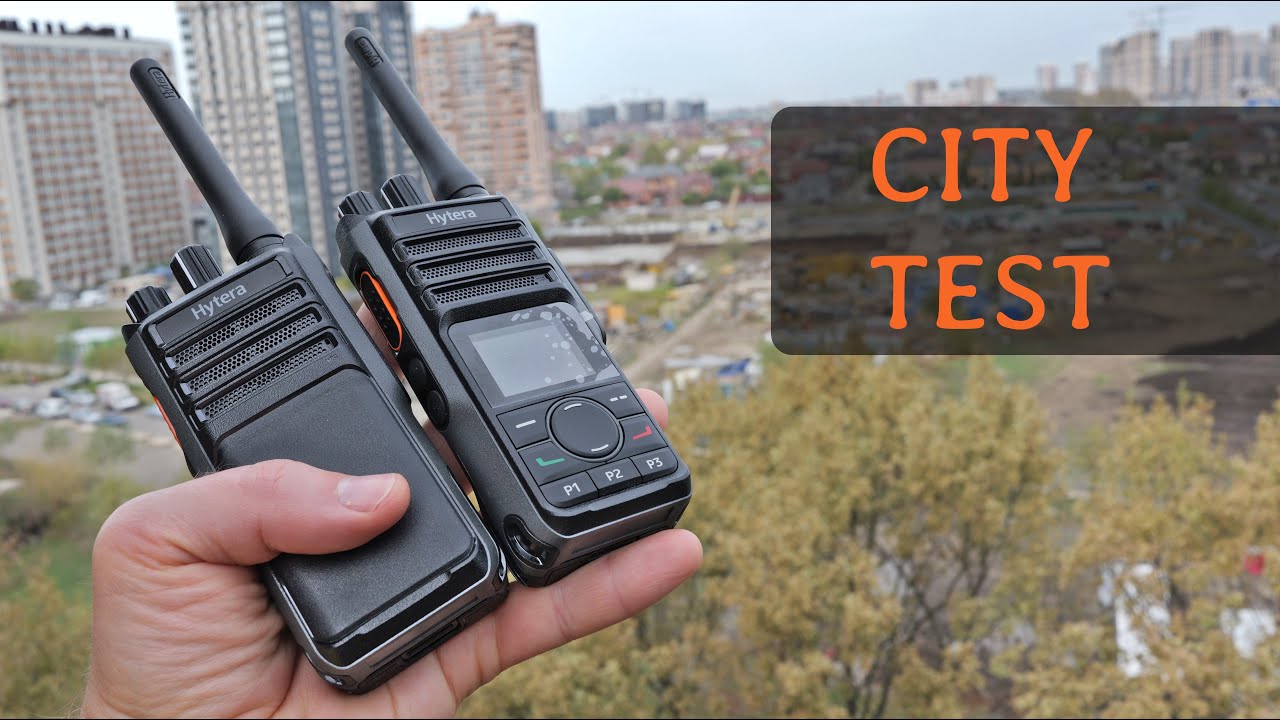 Hytera HP505 и HP565. Тест в городе 🌏