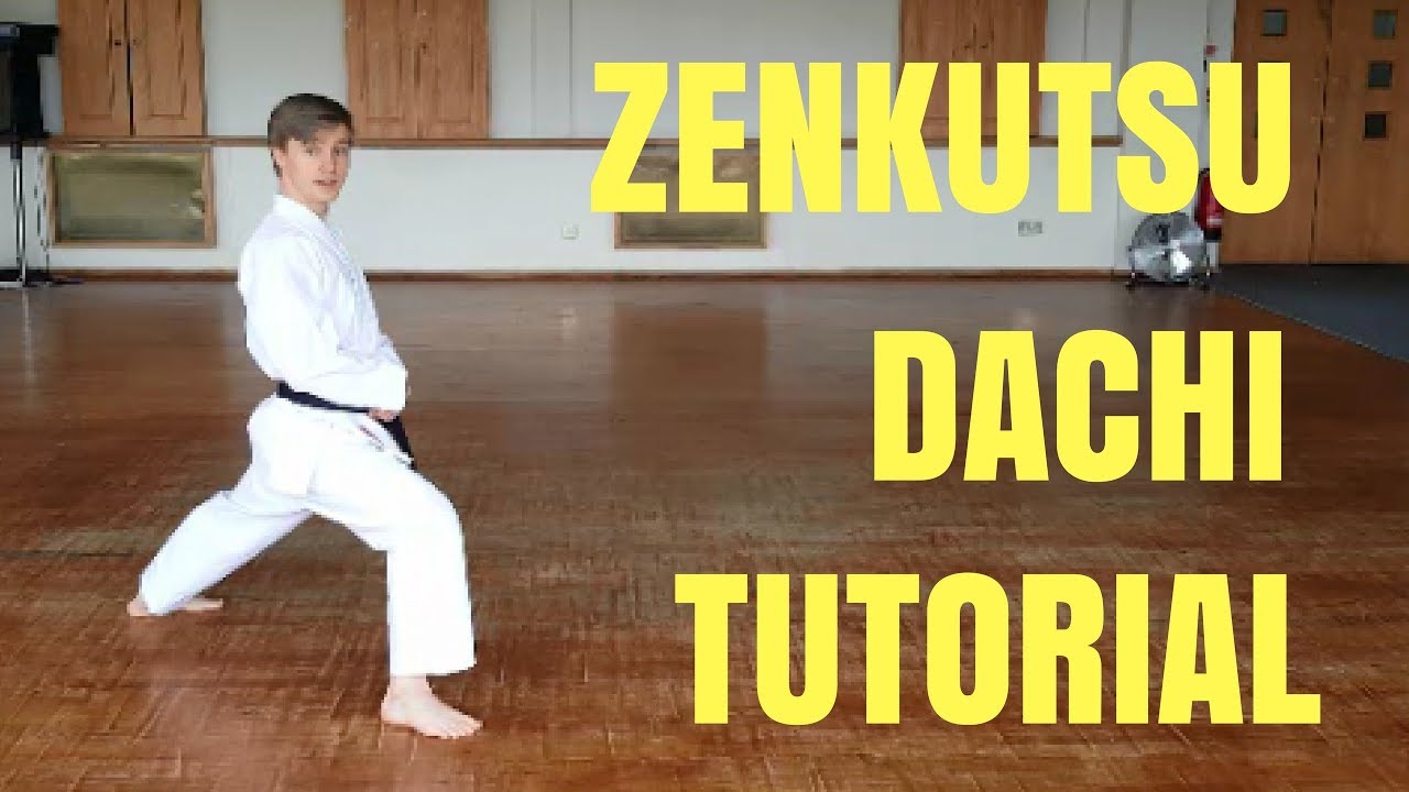How to move in a Karate Front Stance (Zenkutsu Dachi Tutorial)