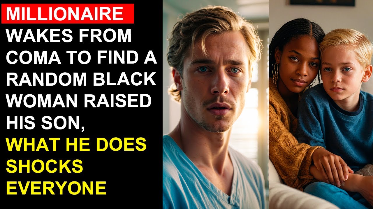 MILLIONAIRE WAKES FROM COMA TO FIND A RANDOM BLACK WOMAN RAISED HIS SON—WHAT HE DOES SHOCKS EVERYONE