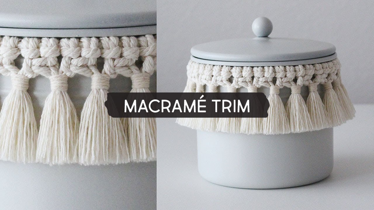 DIY Macramé Trim
