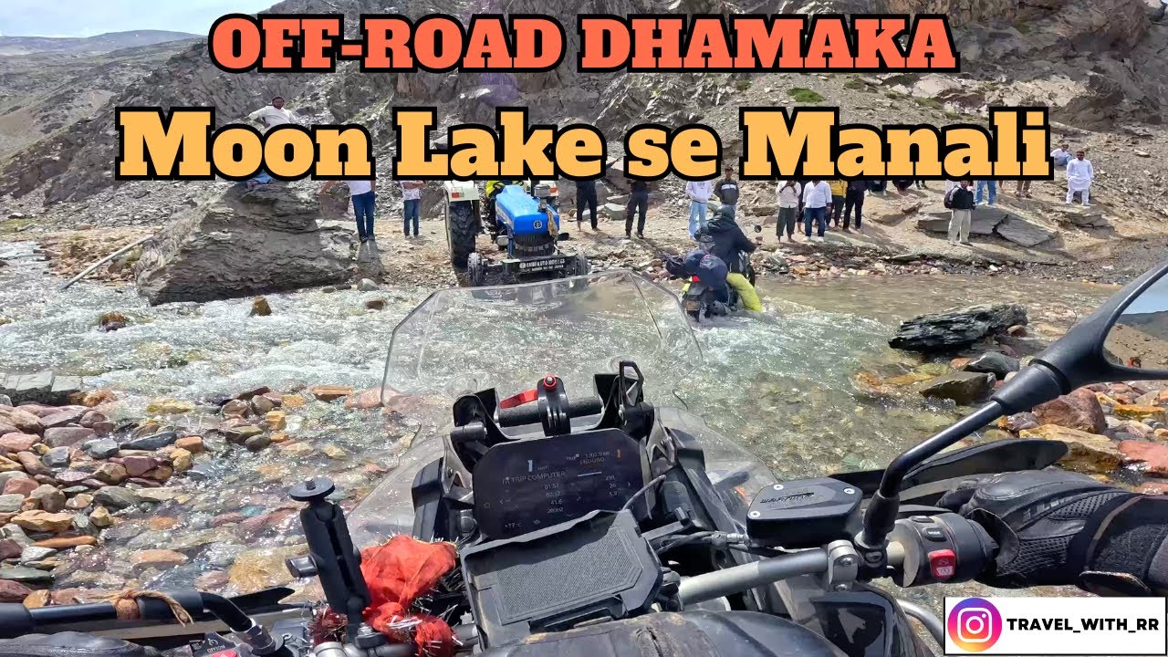 Chandra Taal to Manali | Full Off-Road Maza |Spiti 2025 Finale | Rocks, Water Crossings, Fun