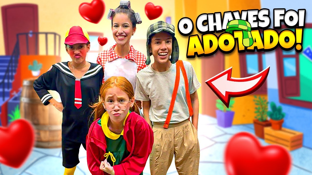 O CHAVES FOI ADOTADO PELA DONA FLORINDA!! *Viramos a turma do chaves
