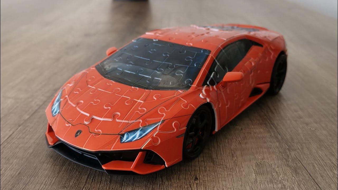 How to make a 3D PUZZLE LAMBORGHINI