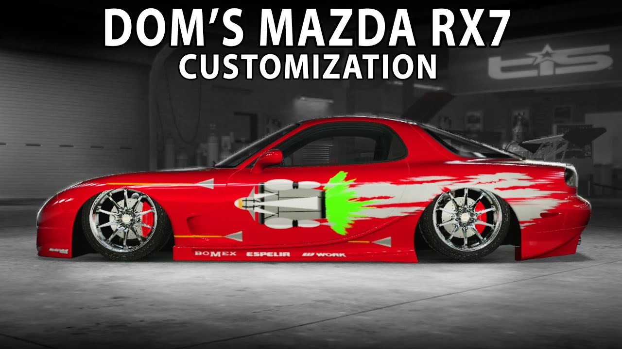 Midnight Club LA - Mazda RX7 (dom's rx7) (Customization)