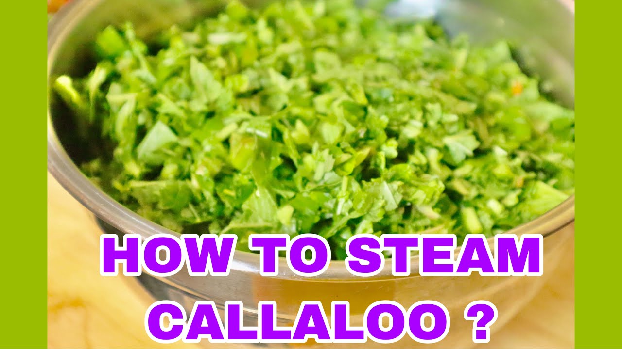 HOW TO STEAM CALLALOO? | Jamaican style | Soffy’s Cooking Corner
