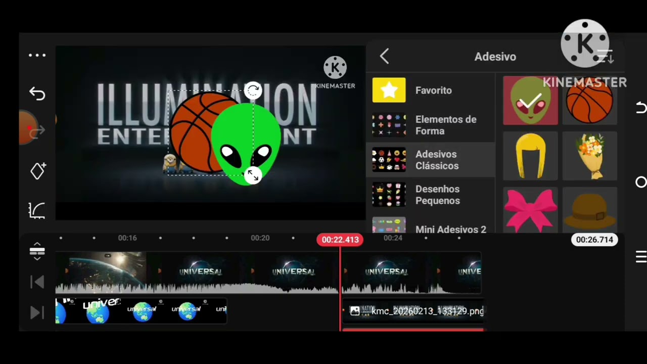 Universal logo speedrun be like kinemaster 