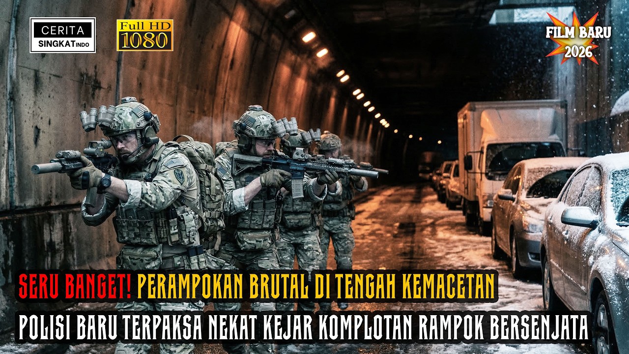 SERU BANGET! 🥶🔫 POLISI BARU TERPAKSA NEKAT KEJAR KOMPLOTAN RAMPOK BERSENJATA  alur cerita film