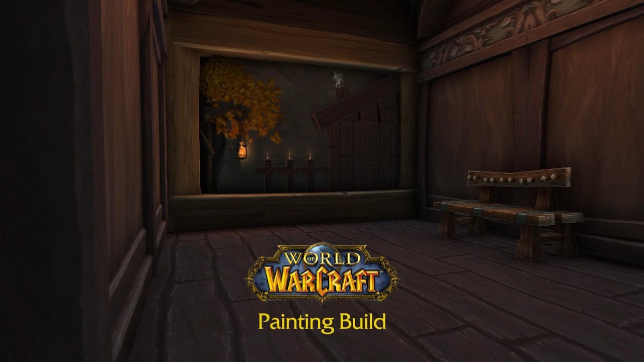 Cabin Painting Build | World of Warcraft Housing