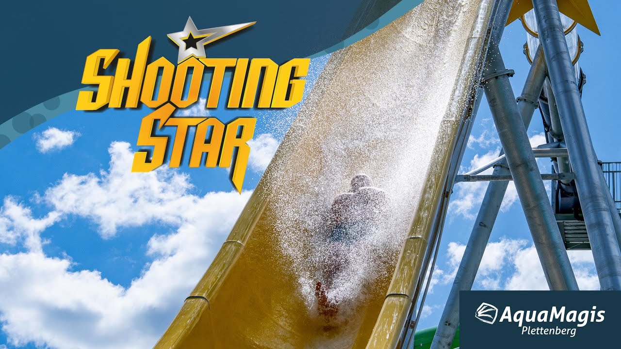 Mission: Nervenkitzel! Der ShootingSTAR im AquaMagis Erlebnisbad