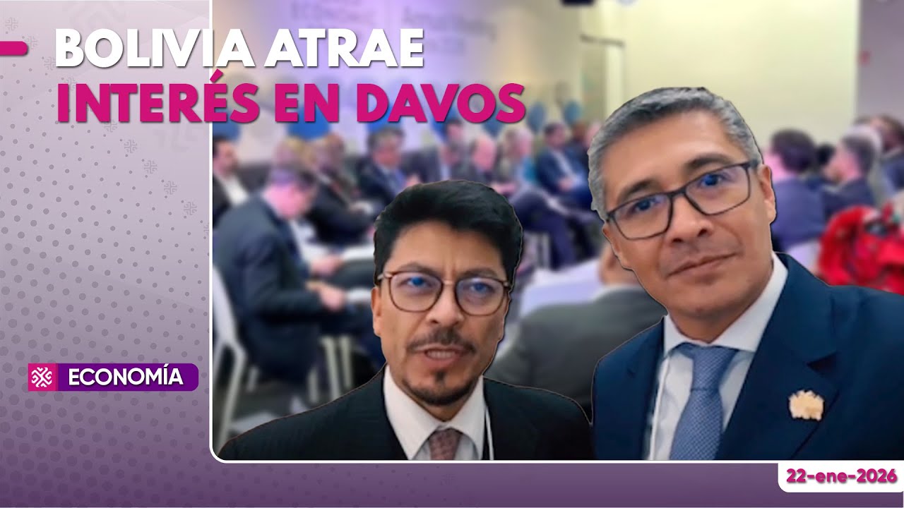Bolivia atrae interés en Davos por su nuevo modelo económico