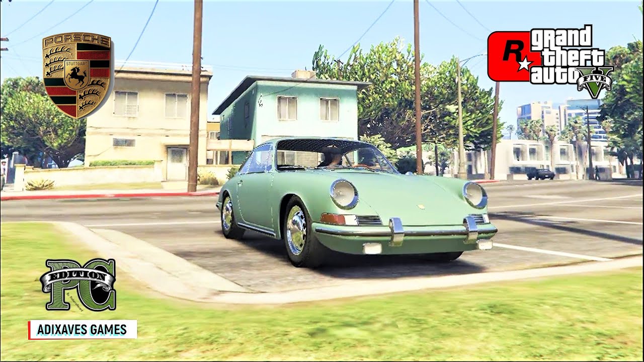 Porsche 911 Type (901) 1964 | GTA V Real Life Mods | Vehicle TestDrive Review | GTA5 Gameplay @60FPS