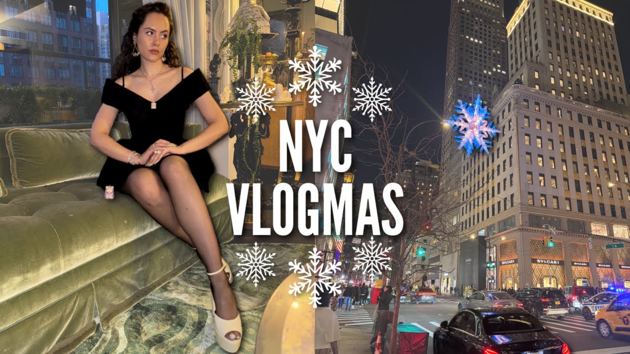 NYC VLOGMAS! Распаковка роскошных вещей, солнцезащитные очки Gucci SS24 и мероприятия бренда...