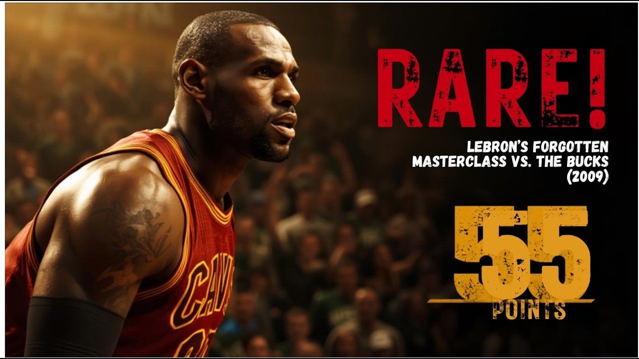 RARE!👀 LeBron's Forgotten MASTERCLASS vs. the Bucks (2009) (55 Points)