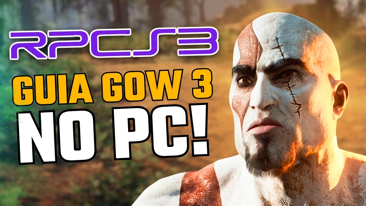 God of War 3 no PC! O GUIA DEFINITIVO para Rodar no RPCS3! 2024/2025