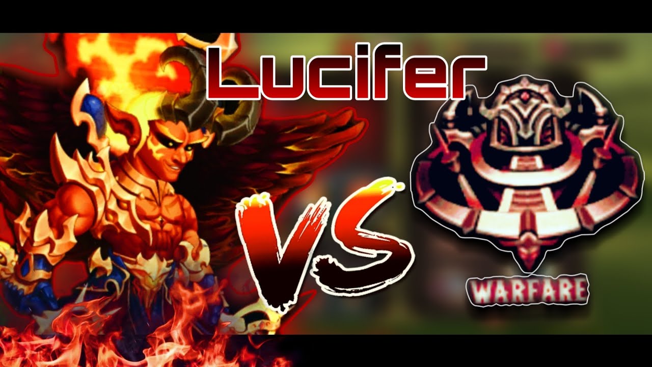 (ehw) 💥Lucifer vs warfare levels💥🔥 - epic heroes war || ANOXY ||