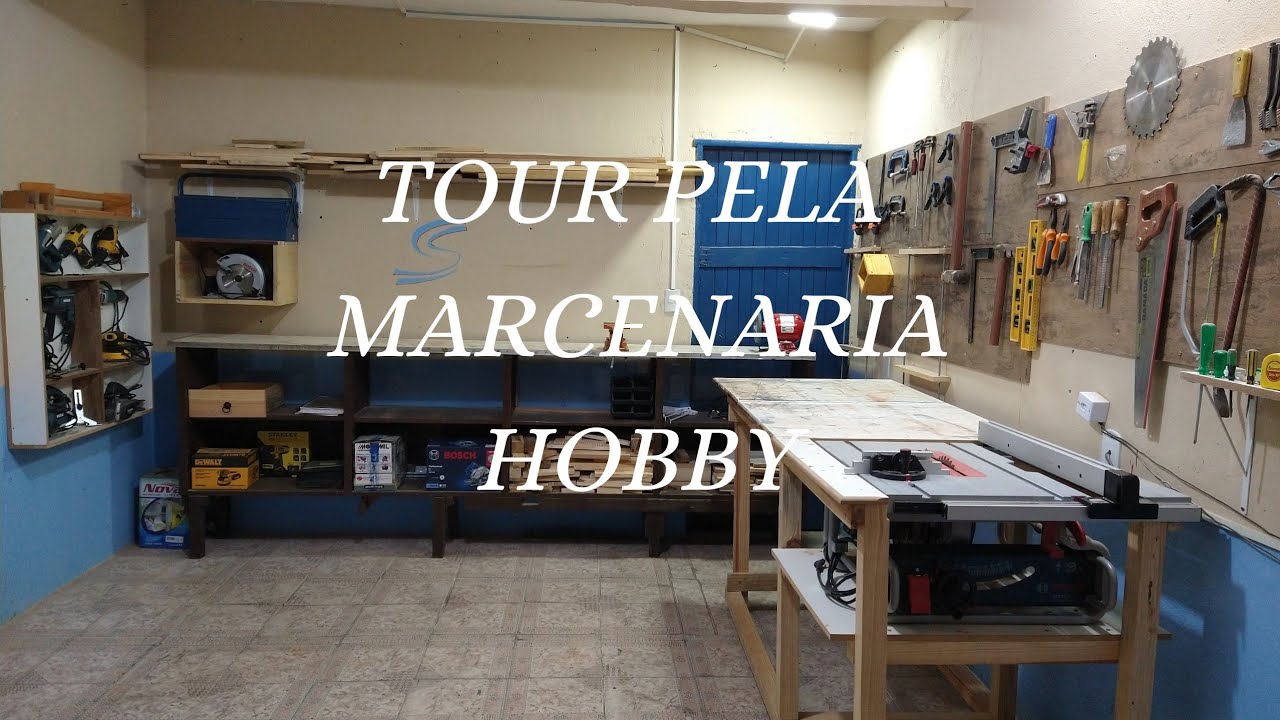 TOUR PELA MARCENARIA HOBBY!!! (MOSTRANDO FERRAMENTAS) !!!