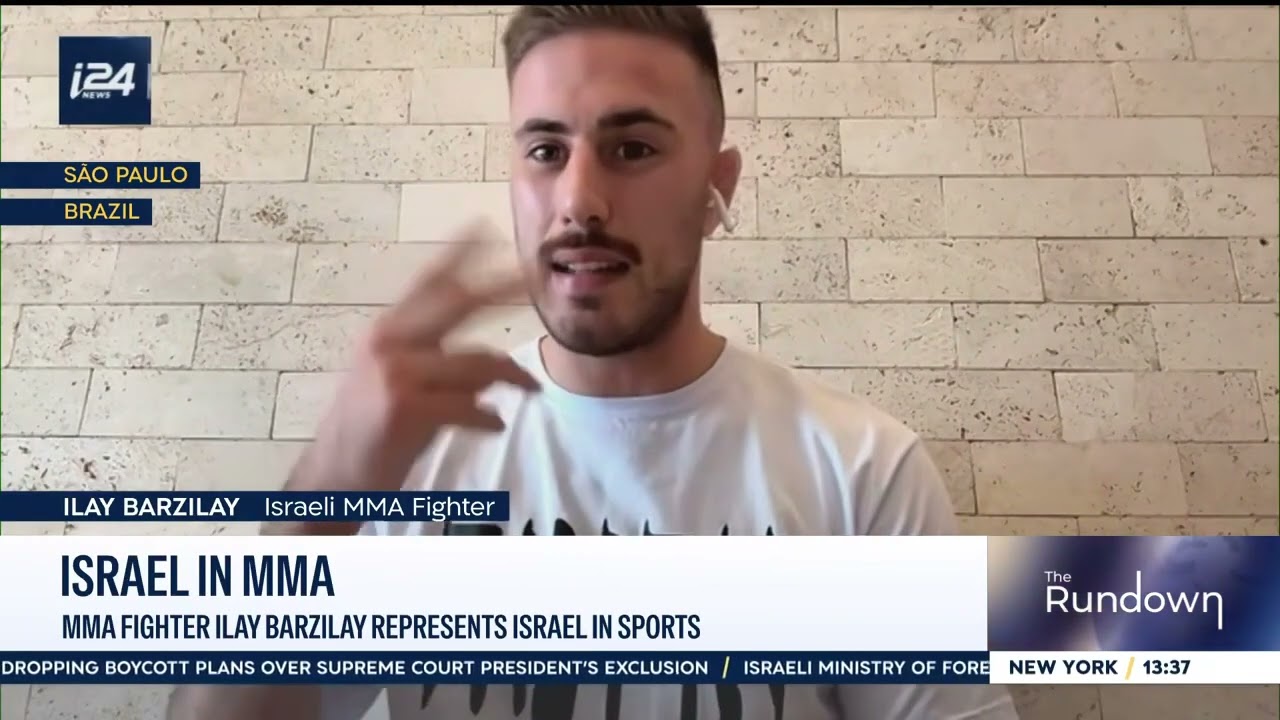 Lutador de MMA Ilay Barzilay representa Israel