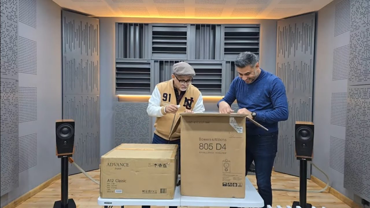 Unboxing Bowers 805 D4 y Advance Paris A12