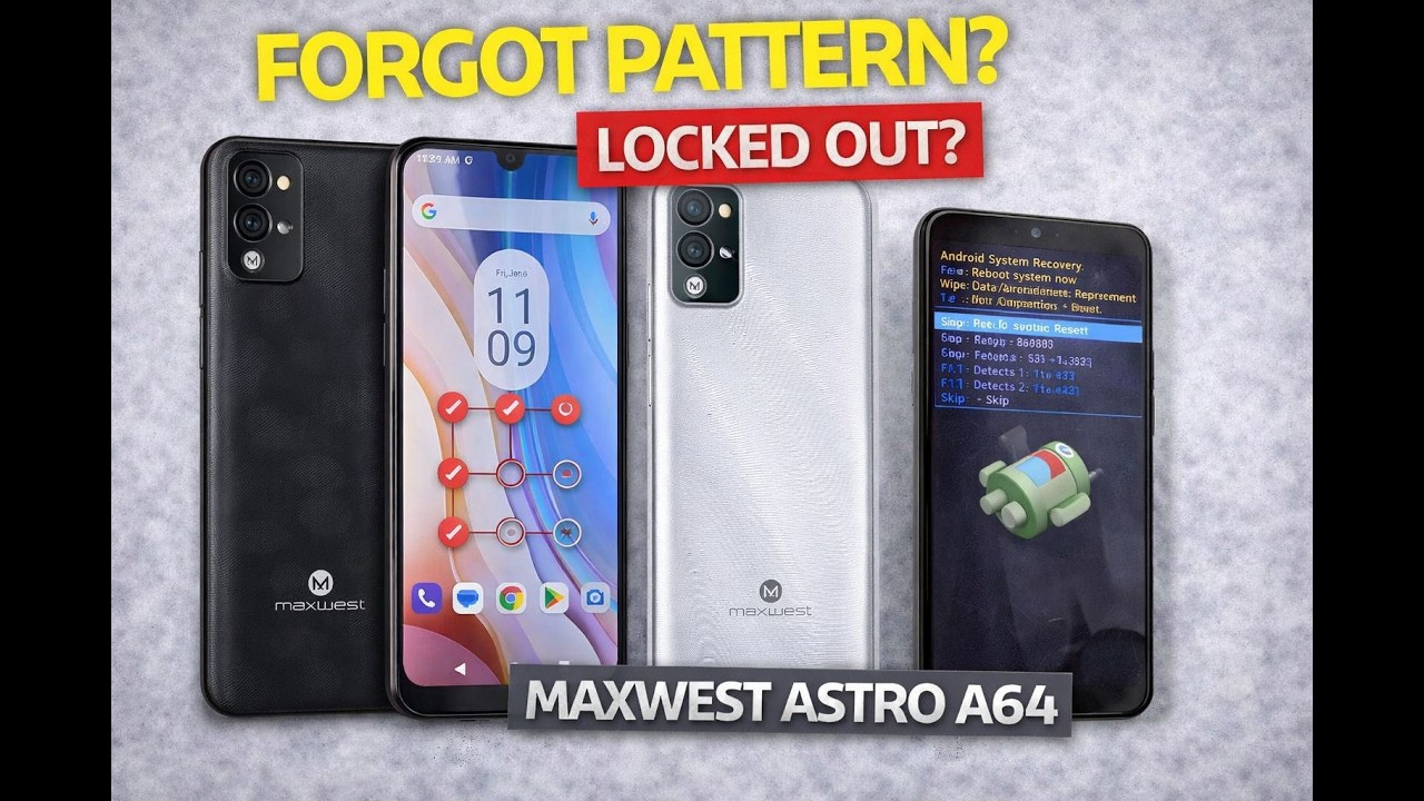 How to Hard Reset Maxwest Astro A64 (MX-A64) – Factory Reset & Screen Lock Removal