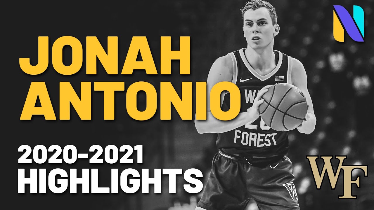 Jonah Antonio Wake Forest Demon Deacons 2020-2021 Highlight Montage