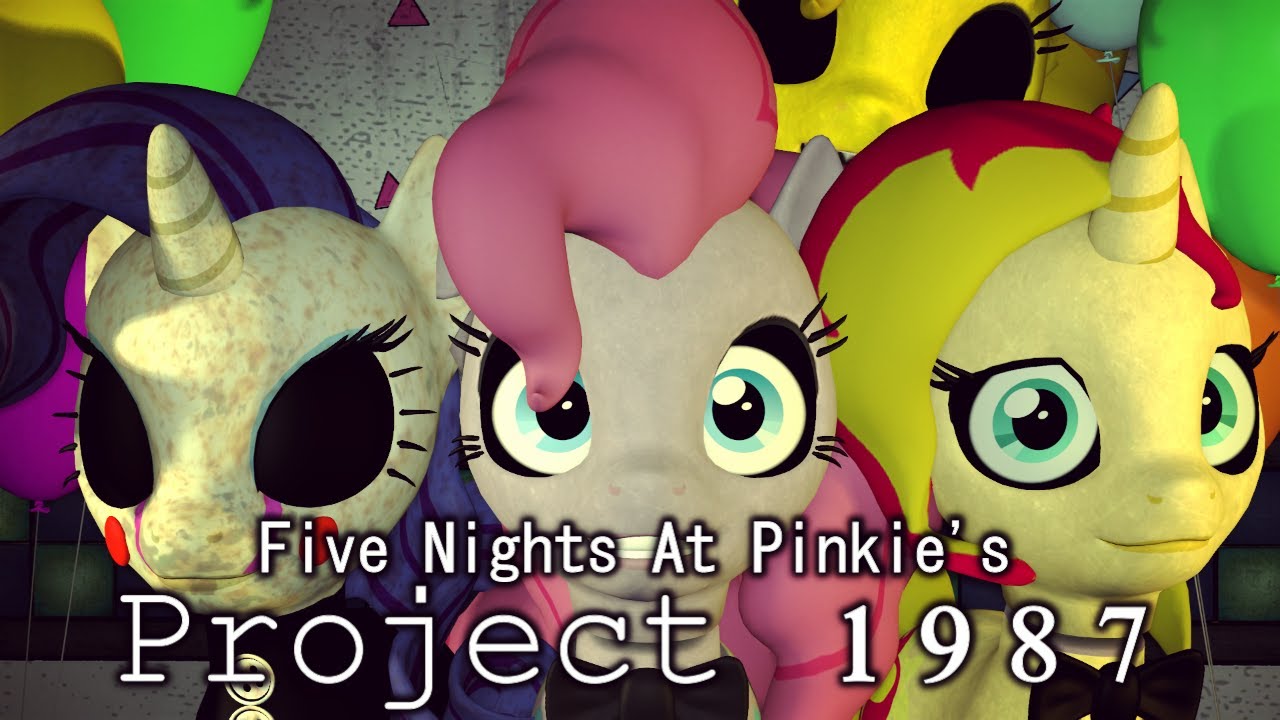 [MLP/FNAF/SFM] Five Nights At Pinkie's Project 1987 | TheLivingTombstone's FNAF Song Mash-Up